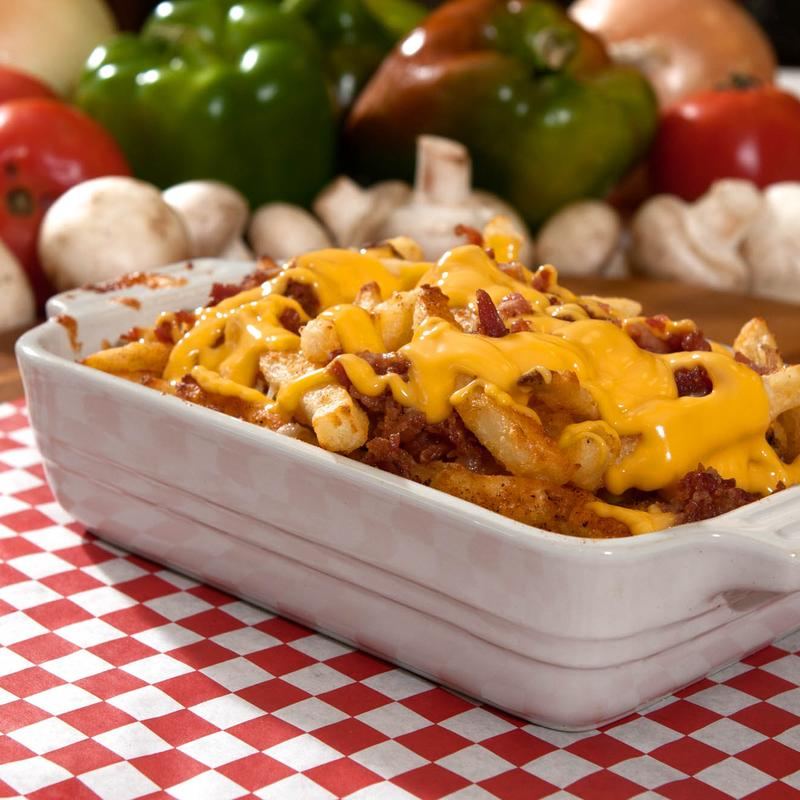 Loaded fries from Pizza iQ